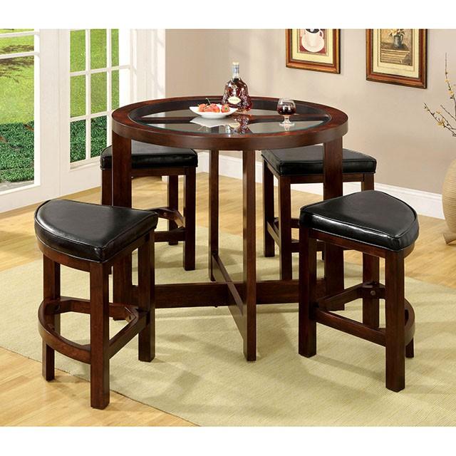Crystal Cove 5 Pc. Counter Ht. Table Set - Furniture Center (NY)
