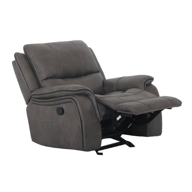 HENRICUS Glider Recliner, Dark Gray - Furniture Center (NY)