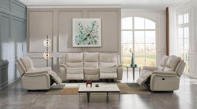 HENRICUS Glider Recliner, Beige - Furniture Center (NY)