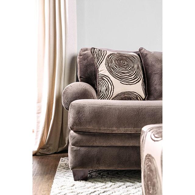 Bonaventura Brown Love Seat - Furniture Center (NY)