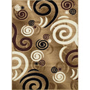 Blitar Brown Black, Brown Cream, & Gray 5' X 7' Area Rug