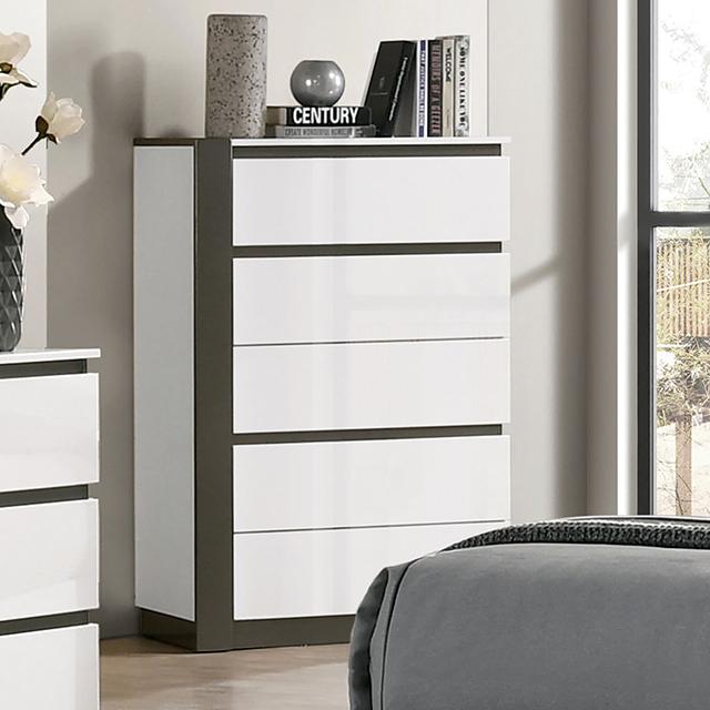 BIRSFELDEN Chest, White - Furniture Center (NY)