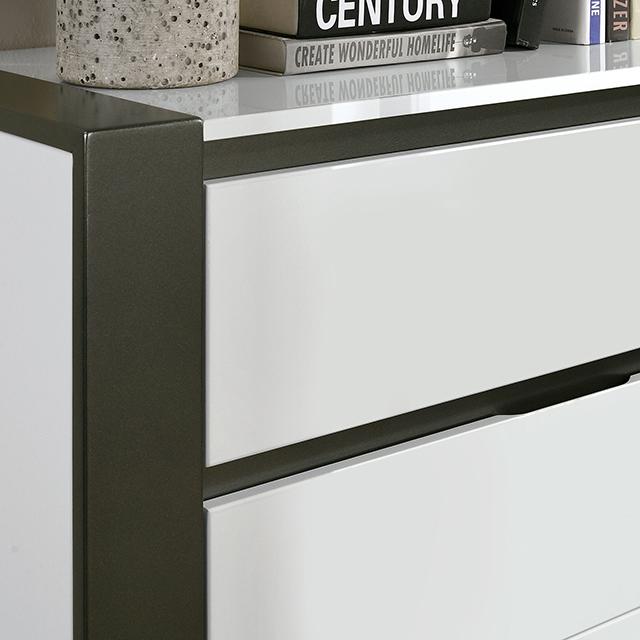 BIRSFELDEN Chest, White - Furniture Center (NY)