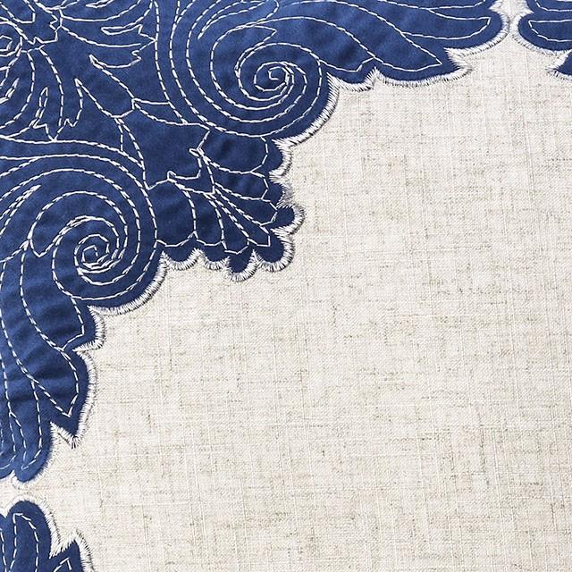 Beth Natural/Indigo 20" X 20" Pillow, Natural & Indigo (2/CTN) - Furniture Center (NY)