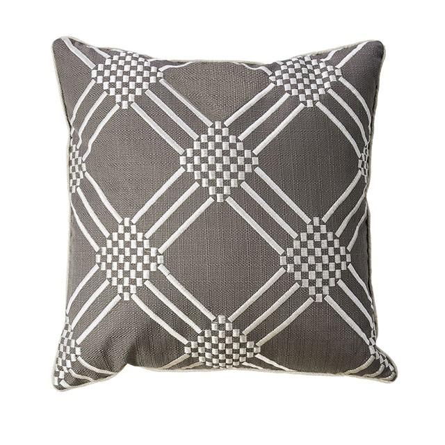Bess Gun Metal 20" X 20" Pillow, Gunmetal (2/CTN) - Furniture Center (NY)