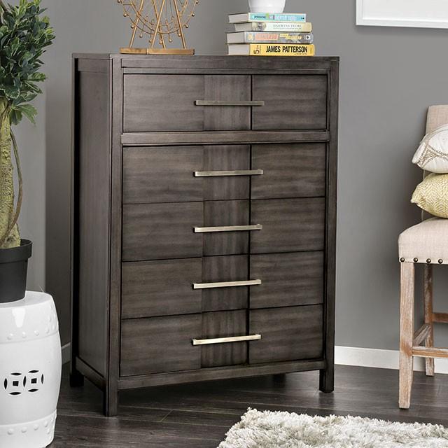 Berenice Gray Chest - Furniture Center (NY)