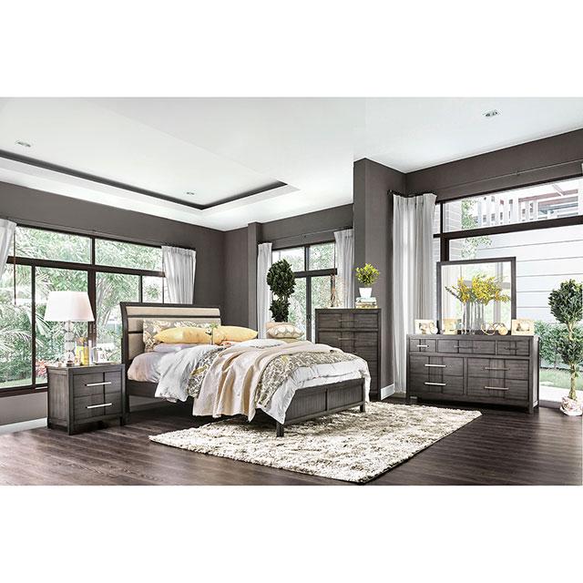 Berenice Gray Mirror - Furniture Center (NY)