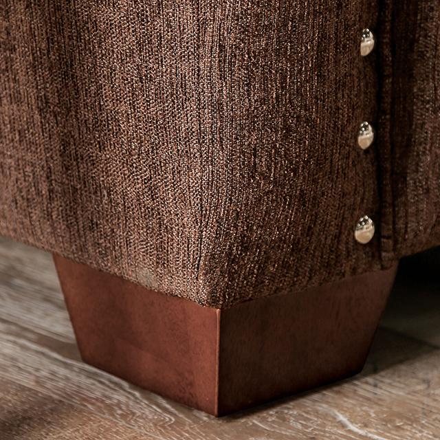 BELSIZE Sofa, Chocolate/Tan - Furniture Center (NY)