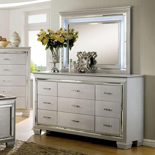 BELLANOVA Silver Mirror - Furniture Center (NY)