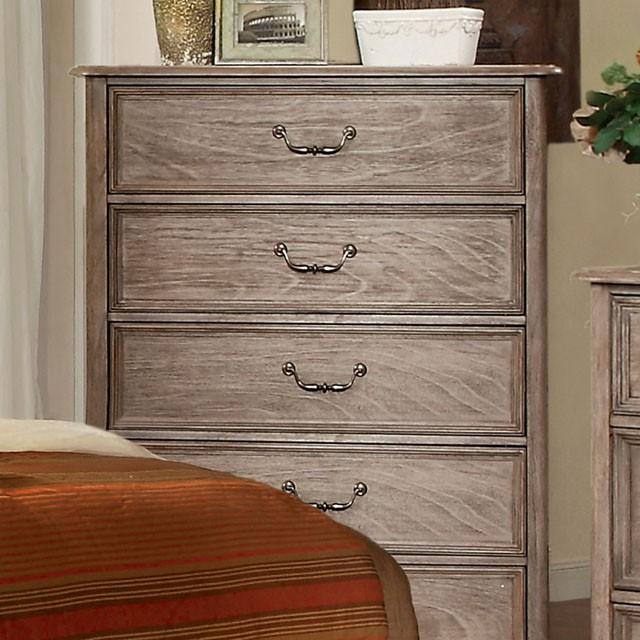 BELGRADE I Rustic Natural Tone Chest - Furniture Center (NY)