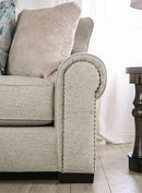 LAREDO Sofa, Beige - Furniture Center (NY)