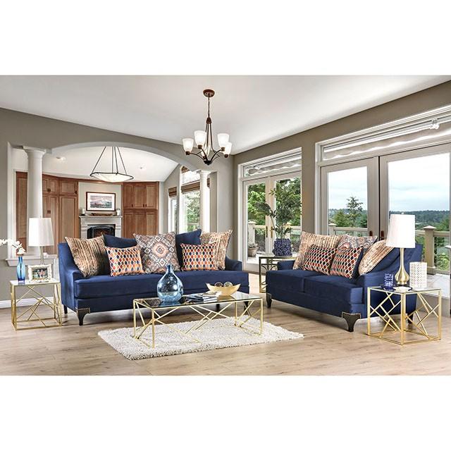 Sisseton Navy Sofa - Furniture Center (NY)