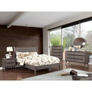 Lennart Gray Cal.King, E.king, & Queen Bed - Furniture Center (NY)
