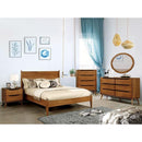 Lennart Oak Cal.King, E.King & Queen Bed - Furniture Center (NY)