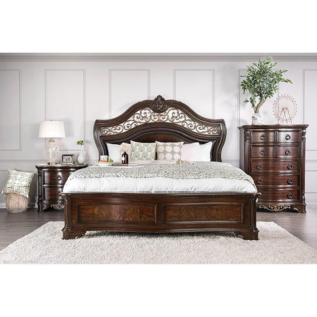 Menodora Brown Cherry Mirror - Furniture Center (NY)