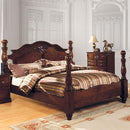 Tuscan II Glossy Dark Pine Cal.King, E.King, & Queen Bed - Furniture Center (NY)