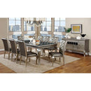 Amina Champagne Dining Table - Furniture Center (NY)