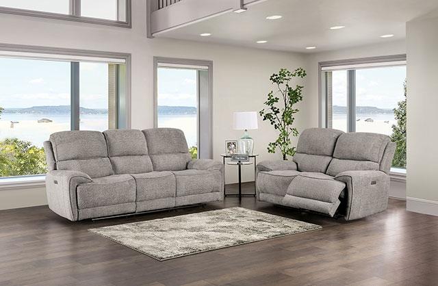 MORCOTE Power Sofa, Light Gray - Furniture Center (NY)