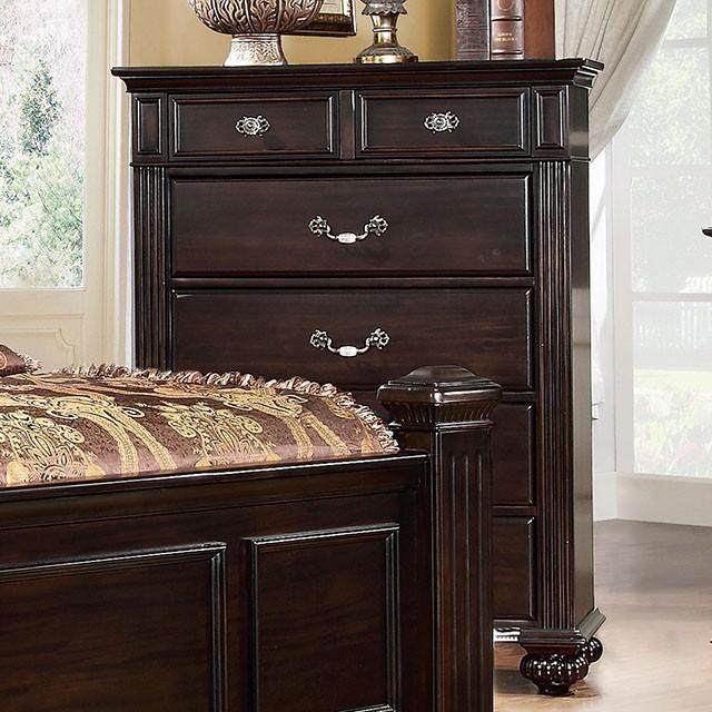 Syracuse Dark Walnut Chest - Furniture Center (NY)
