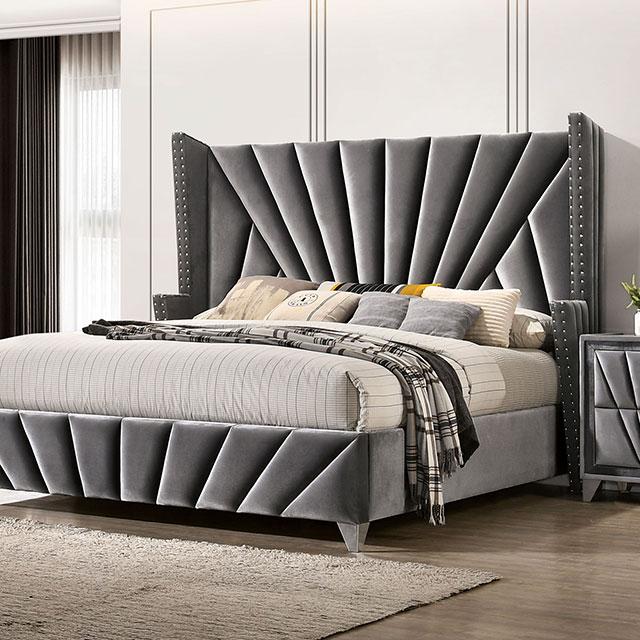 CARISSA Cal.King Bed - Furniture Center (NY)