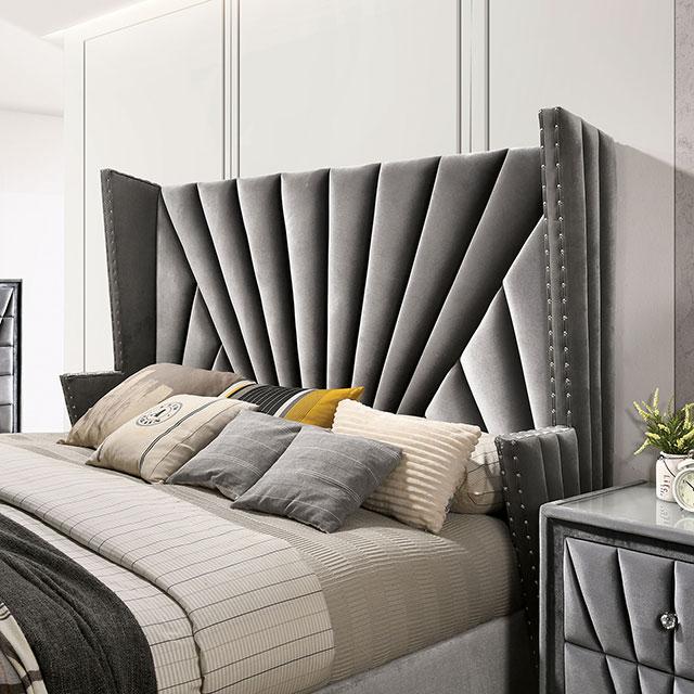 CARISSA Cal.King Bed - Furniture Center (NY)