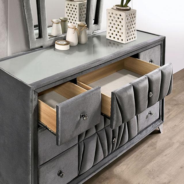 CARISSA Cal.King Bed - Furniture Center (NY)
