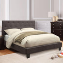 LEEROY Queen & Twin Bed Ivory & Gray - Furniture Center (NY)