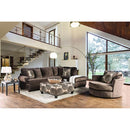 Bonaventura Brown Swivel Chair - Furniture Center (NY)