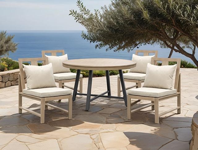 Bordeaux Armless Chair (2/CTN) - Furniture Center (NY)