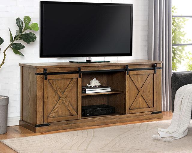 BORREGO TV Stand, Dark Oak - Furniture Center (NY)