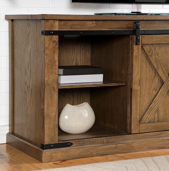 BORREGO TV Stand, Dark Oak - Furniture Center (NY)