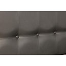 Brachium Bed White & Silver - Furniture Center (NY)