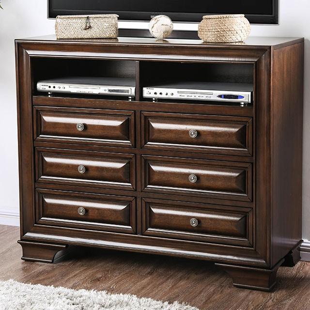 Brandt Brown Cherry Media Chest - Furniture Center (NY)