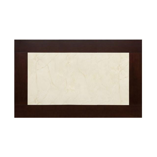 BRENT Dark Cherry/Ivory Dining Table - Furniture Center (NY)