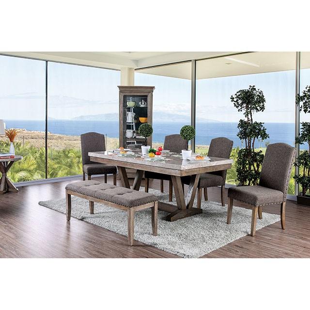 Bridgen Natural/Brown Bench - Furniture Center (NY)
