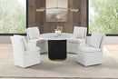 Varde Round Dining Marble Table - Furniture Center (NY)