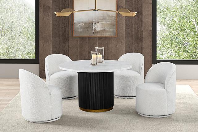 Broager Dining Swivel Chair - Furniture Center (NY)