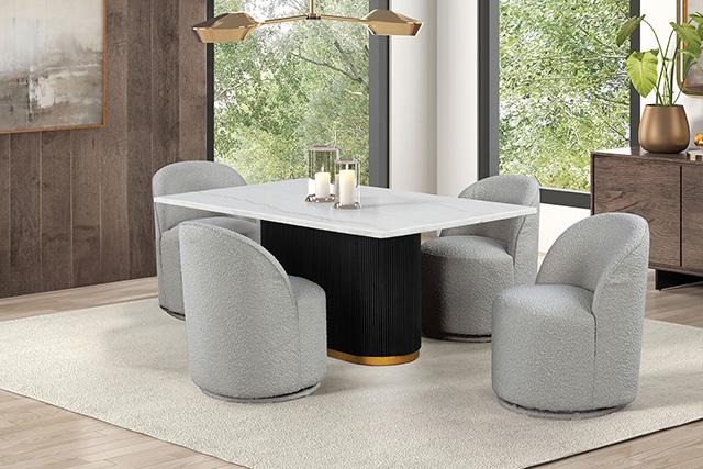 Broager Dining Swivel Chair - Furniture Center (NY)