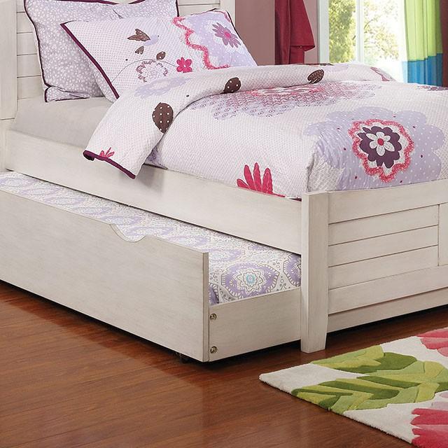 BROGAN Antique White Trundle/Drawers - Furniture Center (NY)