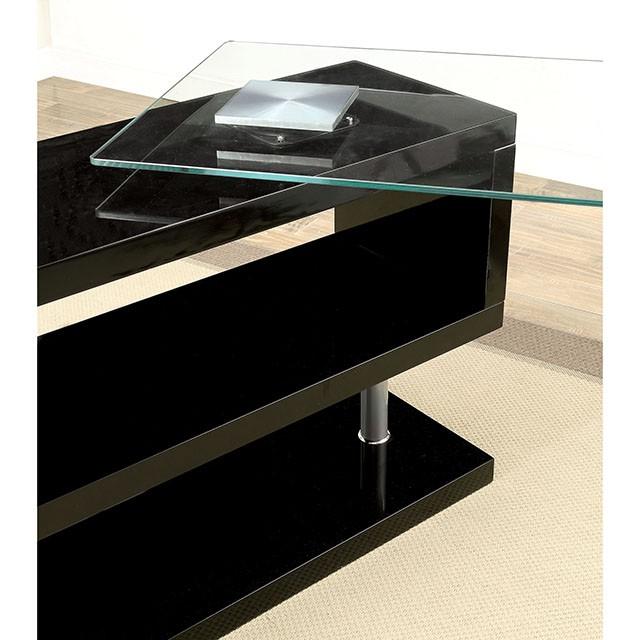 BRONWEN Black Desk - Furniture Center (NY)