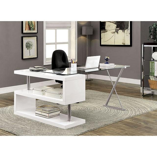 BRONWEN White Desk - Furniture Center (NY)