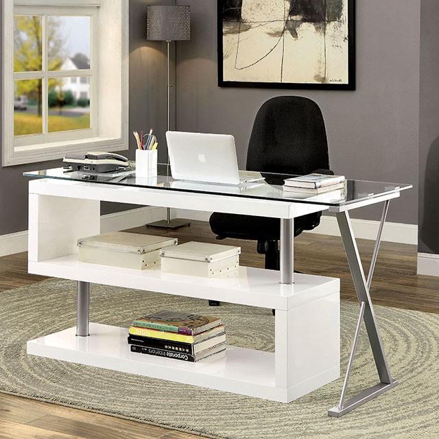 BRONWEN White Desk - Furniture Center (NY)