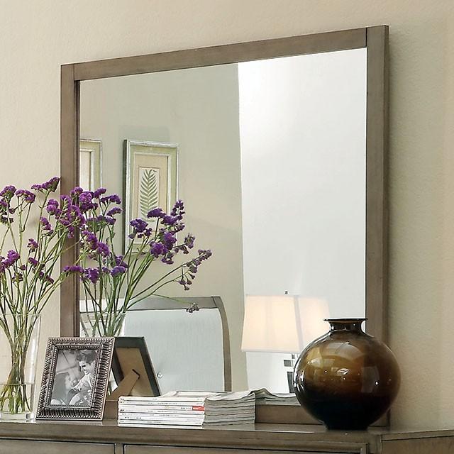 ENRICO I Gray Mirror - Furniture Center (NY)