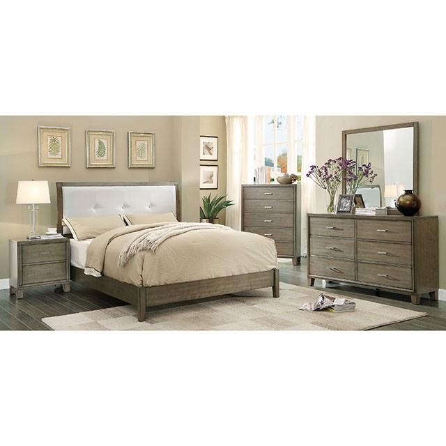 ENRICO I Gray Mirror - Furniture Center (NY)