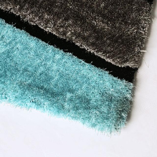 Winnipeg Gray/Blue 5' X 8' Area Rug - Furniture Center (NY)