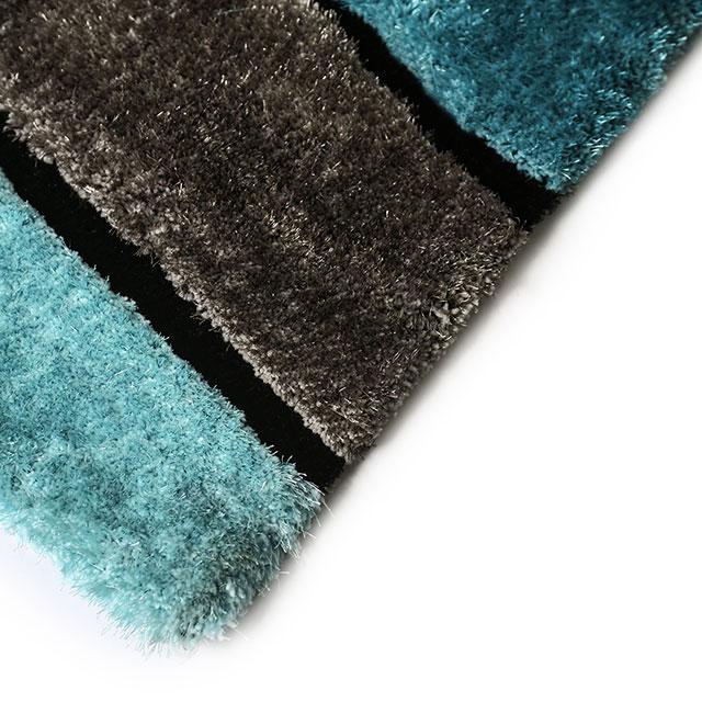 Winnipeg Gray/Blue 5' X 8' Area Rug - Furniture Center (NY)