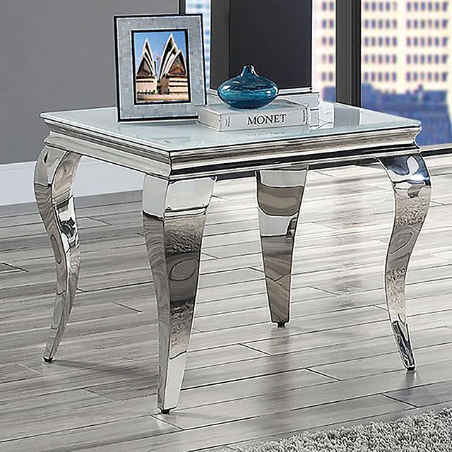 WETZIKON End Table, White - Furniture Center (NY)