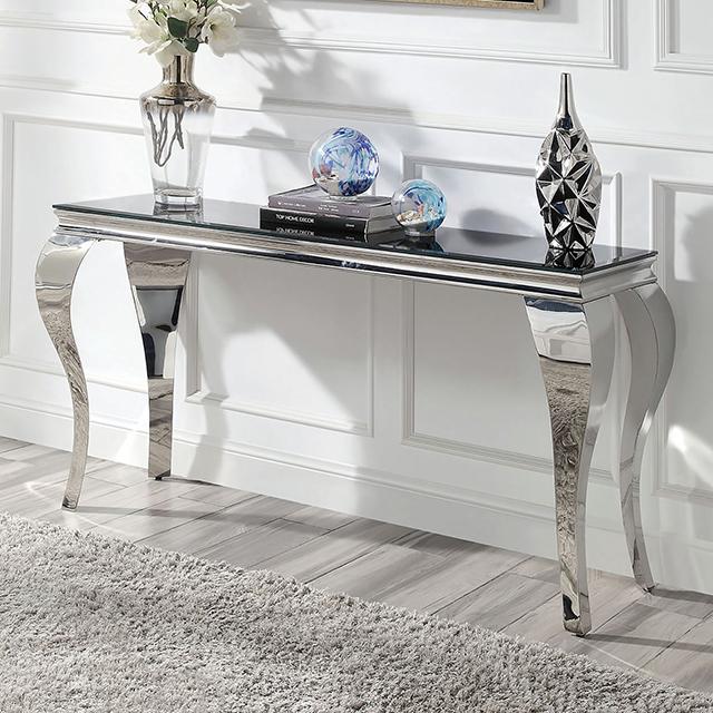 WETZIKON Sofa Table, Black - Furniture Center (NY)