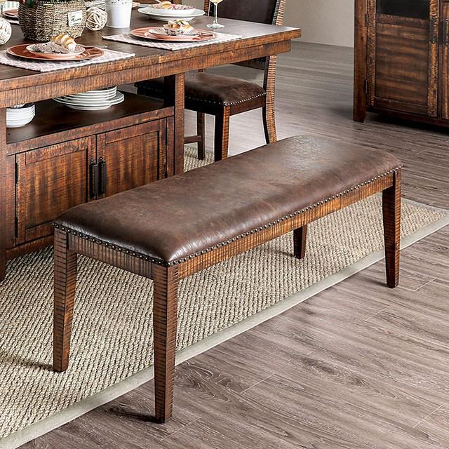 Wichita Light Walnut Bench - Furniture Center (NY)