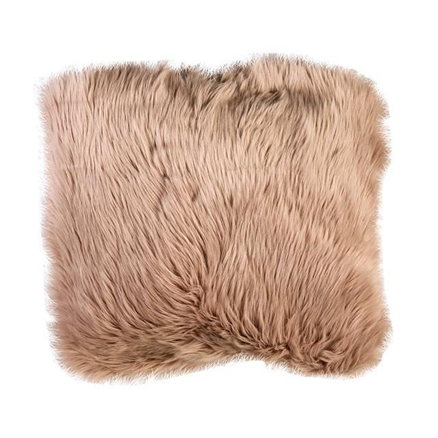 Wendy Blush 20" X 20" Pillow, Fur Blush (2/CTN) - Furniture Center (NY)